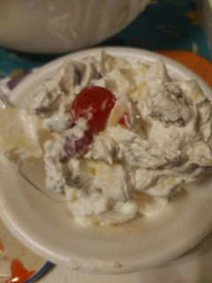 A picture of Sunday's Fruit Salad.