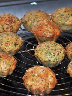 Une photo de Muffins au jambon et persil (IG bas)