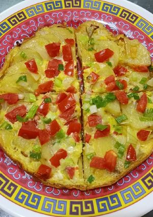 Foto resep Potato omlette