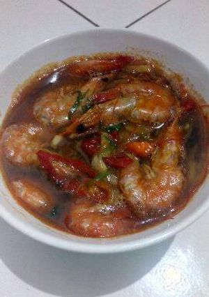Foto resep Udang masak saus tiram sederhana