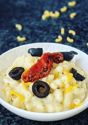 A picture of Healthy White Sauce Pasta.
