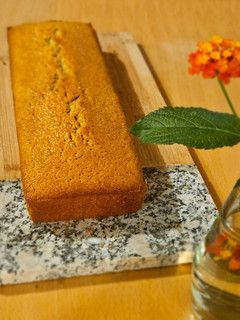 Una foto de Budín de naranja