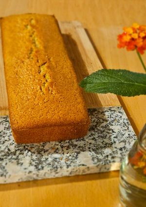 Una foto de Budín de naranja