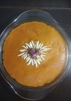 عکسی از دستور حلوای شیر