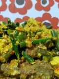 Ikan Belanak kacang panjang bumbu kuning pedas