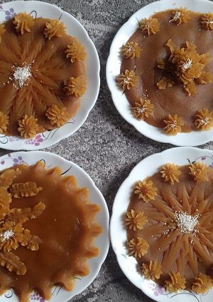 عکسی از دستور تزئین چند مدل حلوا