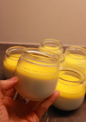 Hình của món Sữa chua phô mai úp ngược.