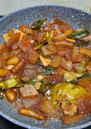 Foto resep Kikil cabe ijo ala warteg