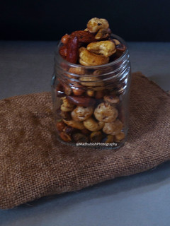A picture of Masala Nuts.