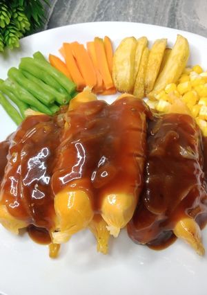 Foto resep Sosis lada hitam