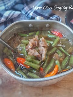 Foto resep Asem-asem daging buncis