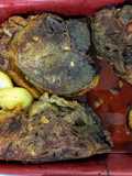 Alcatra com batatas ao forno