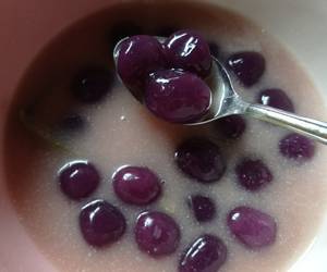 Masakan Populer Bubur candil ubi ungu Enak Sederhana