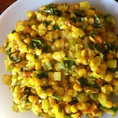 A picture of Pyazpatti dal sabzi.