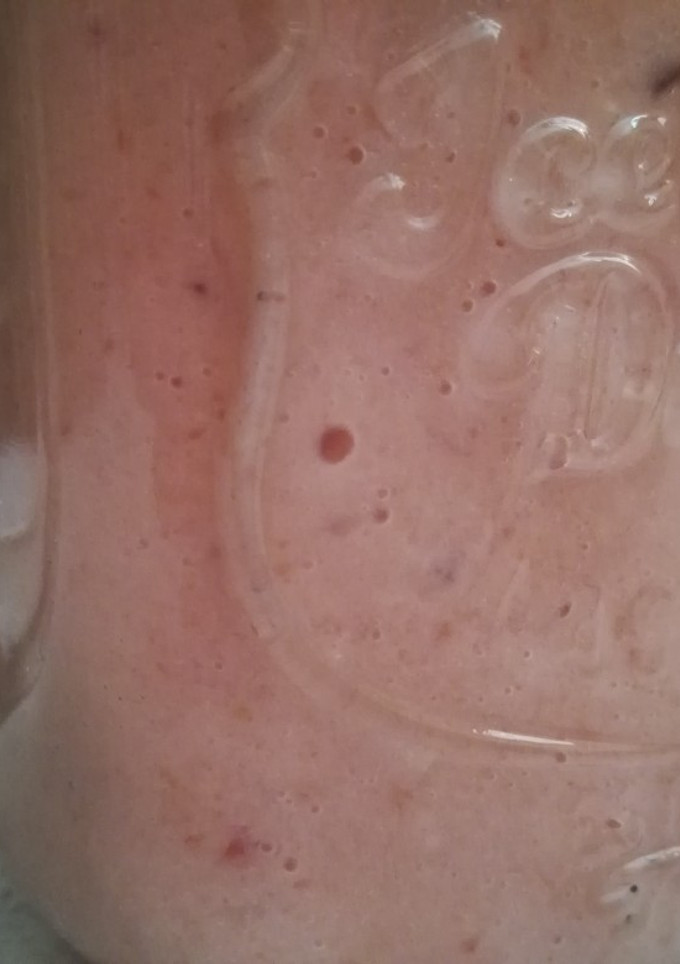 Una foto de Batido de fresas