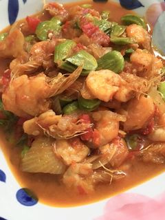 Foto resep Sambal udang pete