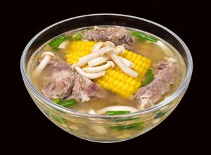 Hình của món SP.0678 - Canh Sườn Hầm Bắp Nấm.