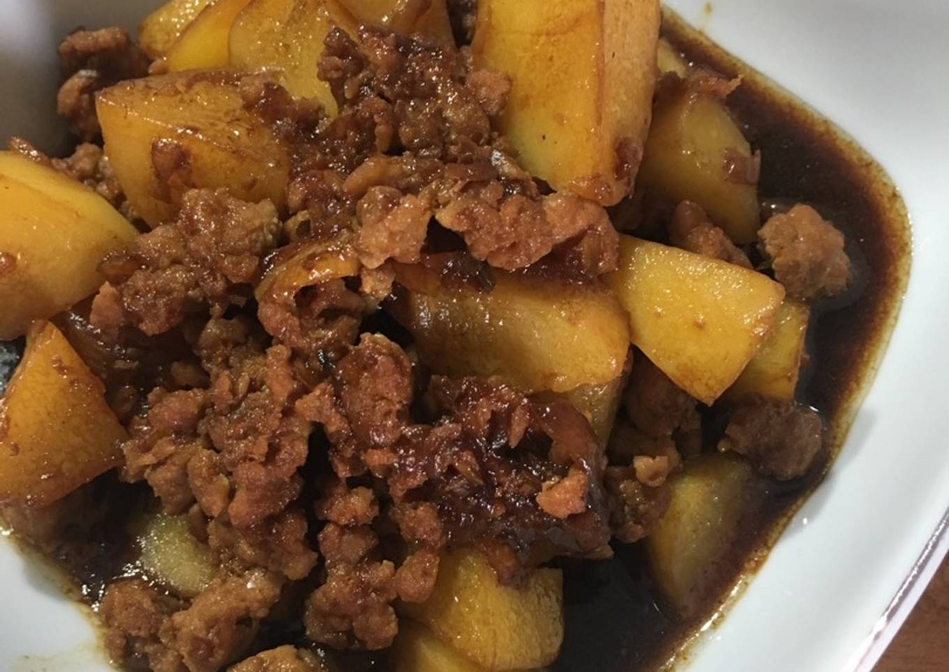 Kentang Bak Kecap
