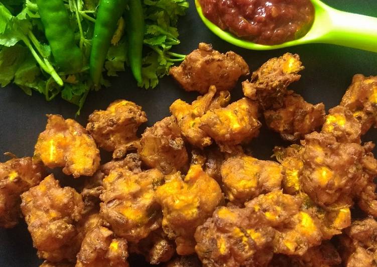 Steps to Make Award-winning Babycorn spicy pakoda
