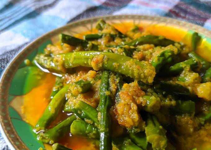 Resep Kacang panjang bumbu kuning oleh jannah - Cookpad