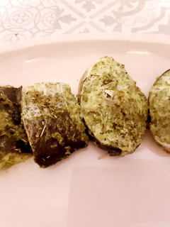 Una foto de Bacalao al horno