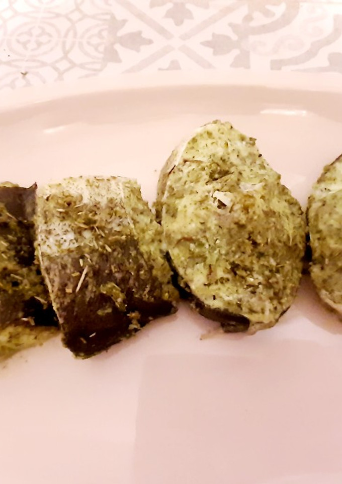 Una foto de Bacalao al horno