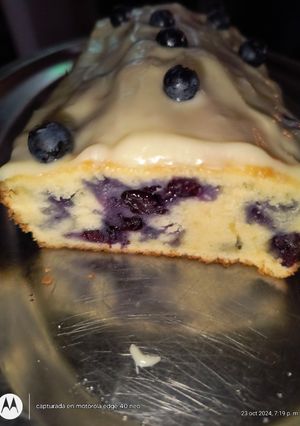 Una foto de 🫐Budín exquisito de arándanos 🫐