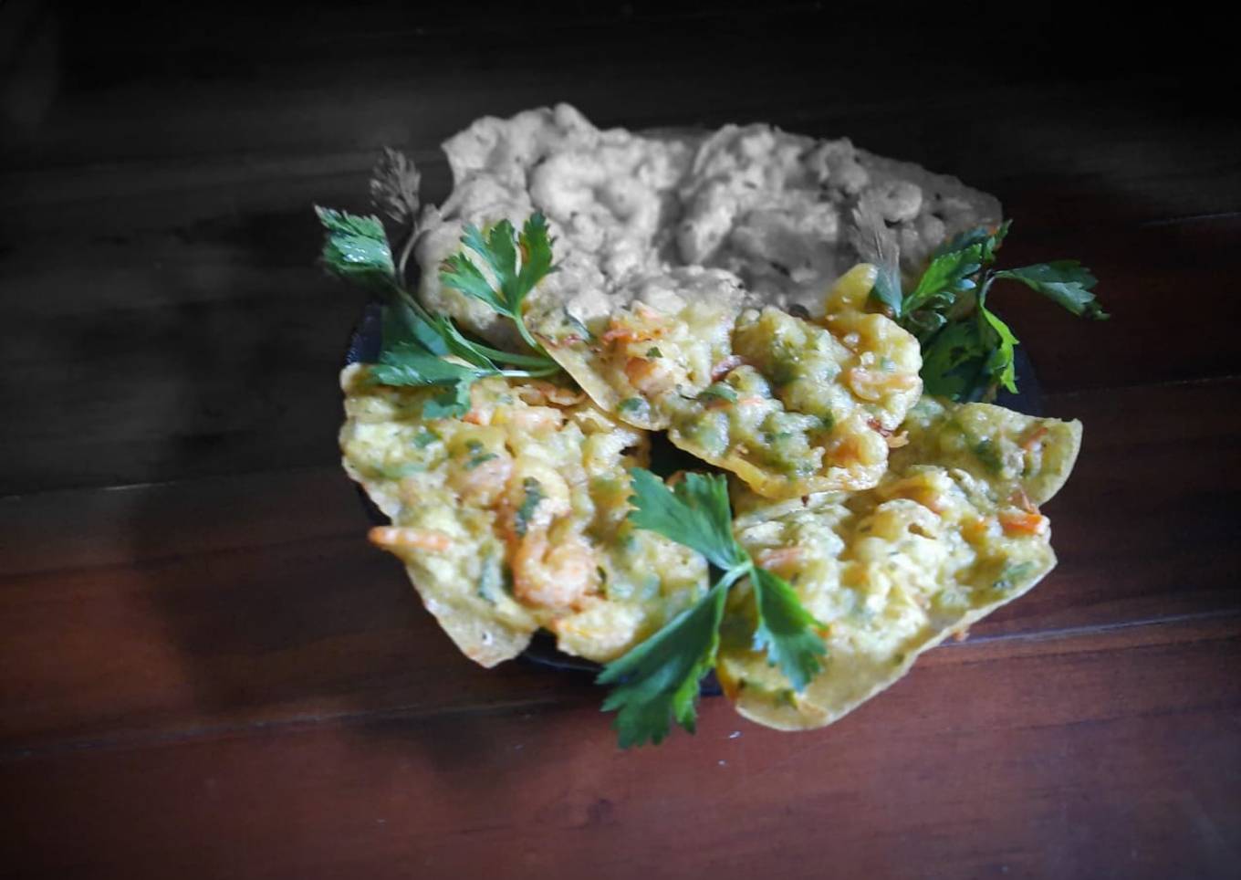 Vegetable tempura with a home taste������������������