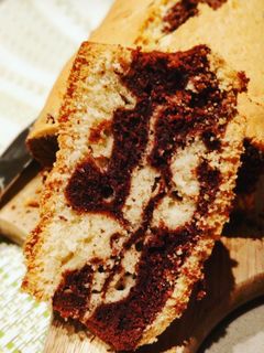 Une photo de Cake Marbré