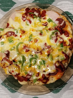 Una foto de Pizza a la sartén
