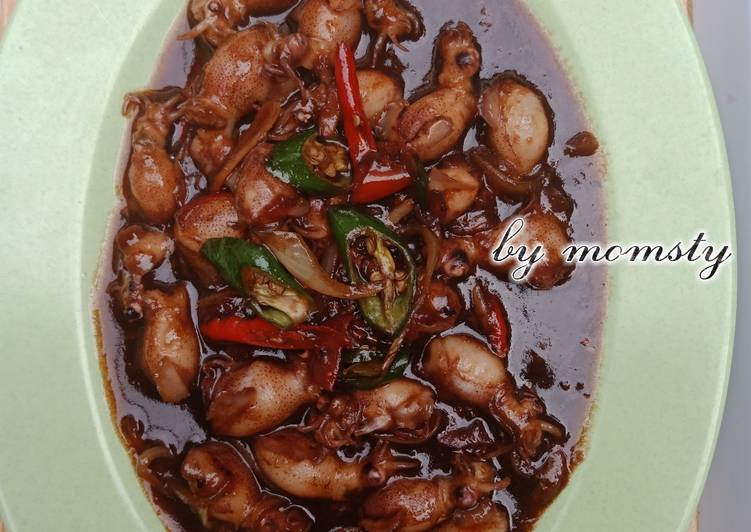 Resep Cumi Saos Lada Hitam, Sempurna