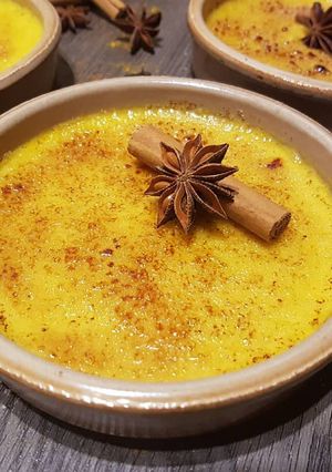 Une photo de Crème brûlée aux épices de Noël