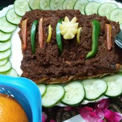 A picture of Sindhi style masaledar fish.