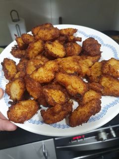 Una foto de Buñuelos de bacalao