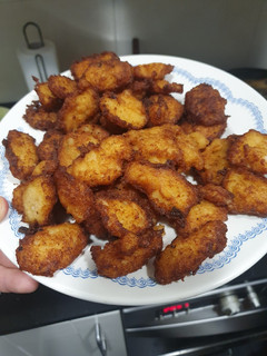 Una foto de Buñuelos de bacalao