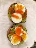 Avocado and egg toast