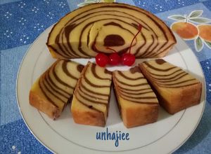 Foto resep Bolu pisang kepok agar-agar