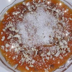 A picture of Soji ka halwa.