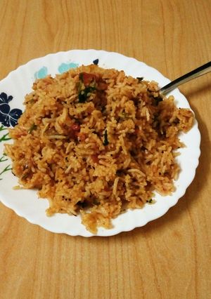 A picture of Tomato rice..