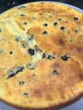Budín de arándanos y limón sin azúcar