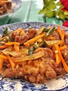 Foto resep Daging goreng tepung, saus asam manis