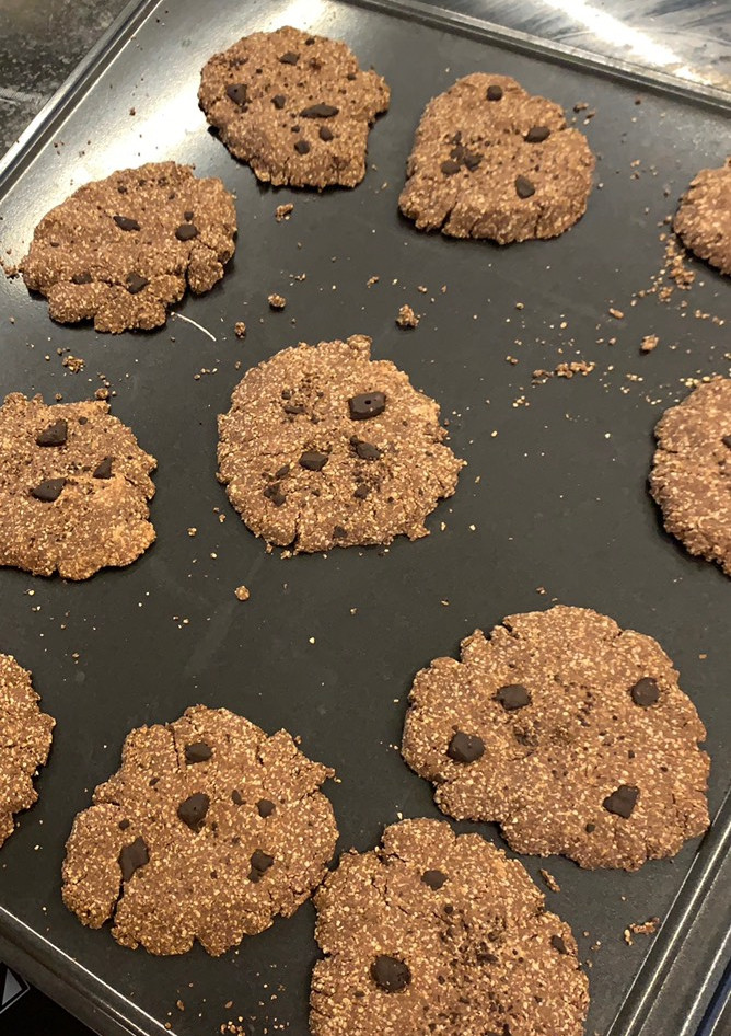 Una foto de Galletitas saludables con chips de chocolates