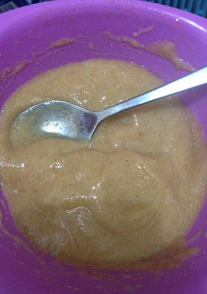 Foto resep Bubur merah orange Mpasi