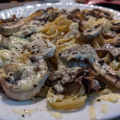 A picture of Mystery pasta.