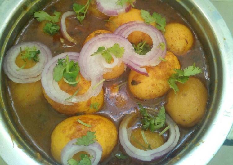 Simple Way to Prepare Perfect Potato egg curry