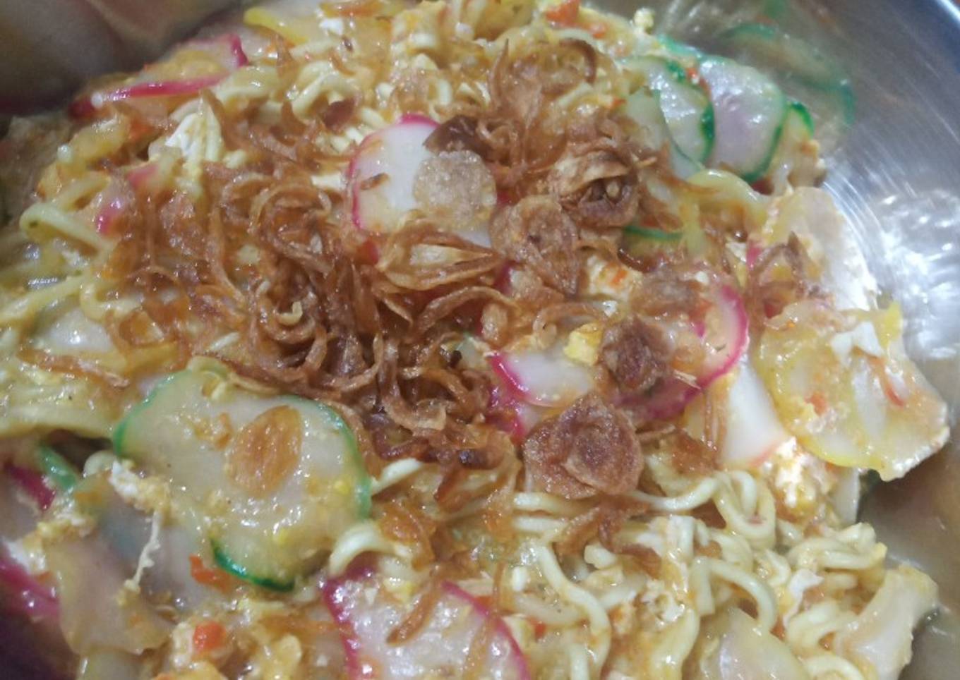 Seblak indomie ayam bawang