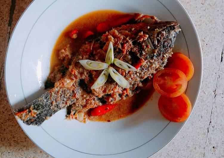 Resep Ikan Mujaer santan pedas, Bikin Ngiler