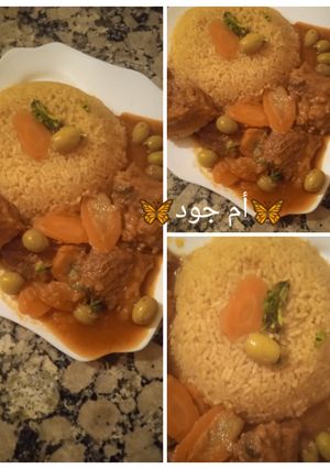 صورة لوصفة ارز في الفرن مع صلصة ولا أروع 🤤