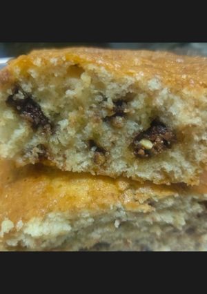 Φωτογραφία της συνταγής Μικρό Banana bread με μόνο 1 μπανάνα 🍌 (όλα σ' ένα μπολ)