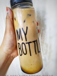 Foto resep Es kopi susu brown sugar